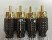 Штекер Pailiccs RCA mini RC-391-W