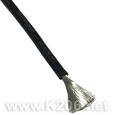 Провод силиконовый SIL-2.1-BLACK (14AWG)