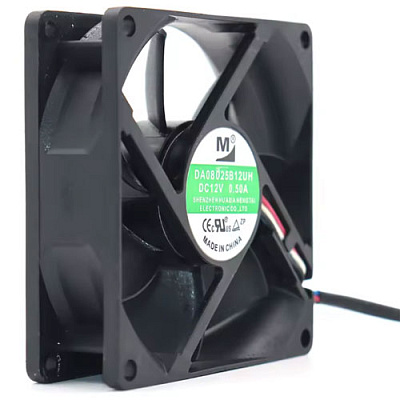 Вентилятор DA08025B12UH 80х80х25мм 12V