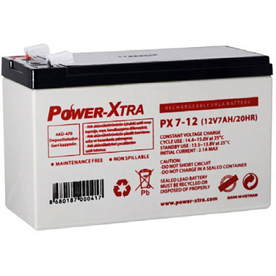 Аккумулятор Power-Xtra PX7-12 (12V/7.2Ah)