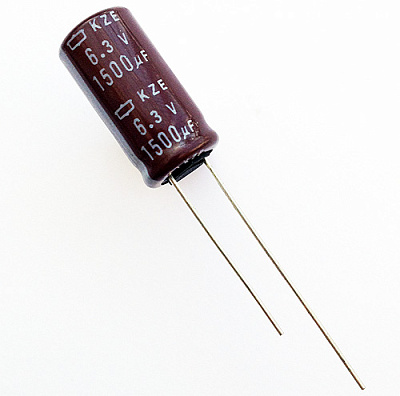 Конденсатор KZE-1500/6.3V LOW ESR