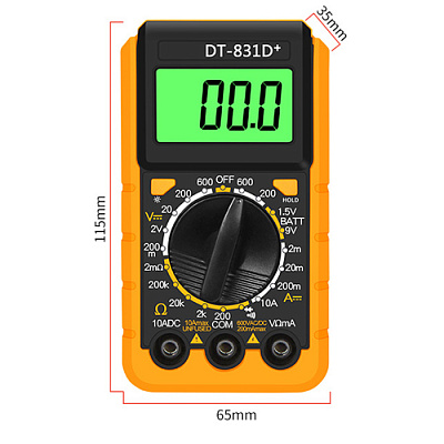 Цифровий мультиметр DT-831D+