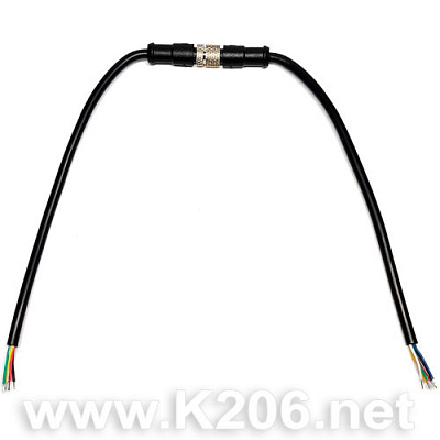 YCZXF-M9-6P Провід з роз'ємом 6pin IP67