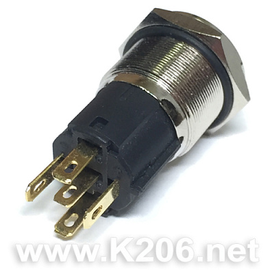 Кнопка антивандальная HQ16N/F11-24V-B
