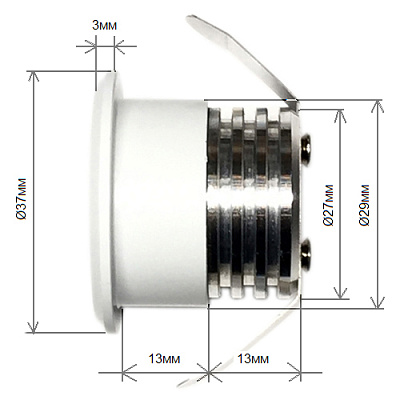 корпус для LED D35-001