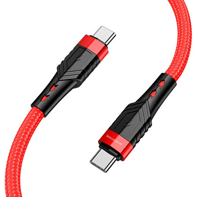 Кабель Type-C to Type-C Borofone BU35 1.2m Red