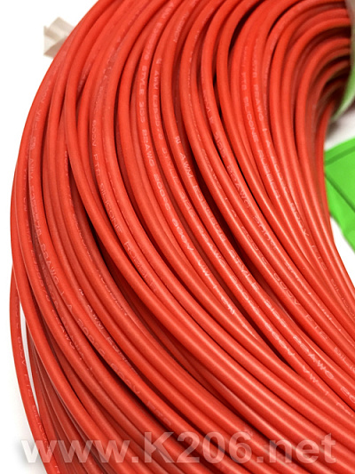 Провод силиконовый SIL-0.35-RED (22AWG)