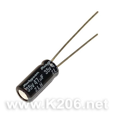Конденсатор ZLH-47/35V 105°C Low ESR