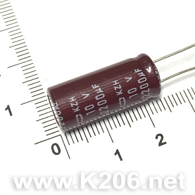 Конденсатор KZH-2200/10V