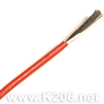 Провод силиконовый SIL-0.75-RED (18AWG)