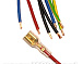 Провод с клеммой 6.3mm/YELLOW-GREEN