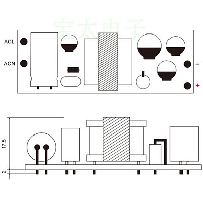 Блок питания B-U5S12L 12V 400mA 5W