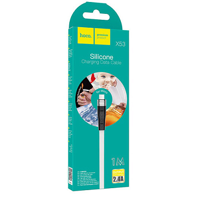 USB кабель HOCO-X53 Micro /Silicone/