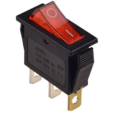 Перемикач IRS-101-1C/R (KCD3-101N)