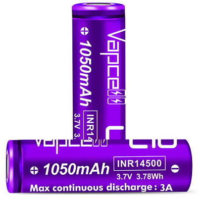 Аккумулятор Vapcell INR14500 L10 1050mAh