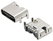 Гнездо USB Type-C 6pin угловое C-04