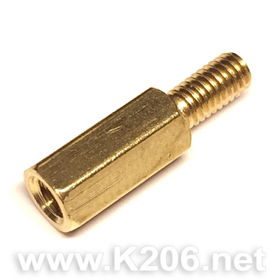 Стійка латунна PCSN-M4X10+6 (M4x10+6)