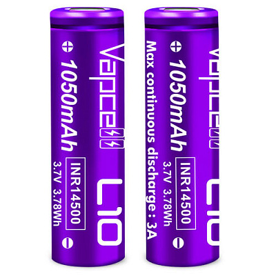 Аккумулятор Vapcell INR14500 L10 1050mAh