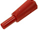 Комплект штекер банан 4мм RED+BLACK (AMASS)