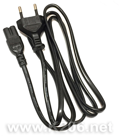 Сетевой кабель 1.8M Euro Plug 2*0.75m² медь