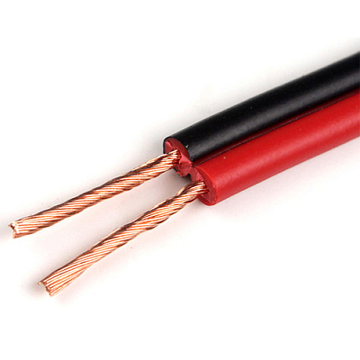 Кабель RED/BLACK RVB 2*1.00mm медь