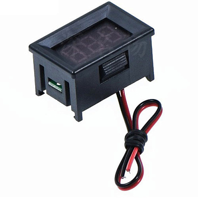 Вольтметр 4.5-30V-PANEL-RED