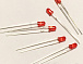 Світлодіод 3mm червоний дифузний