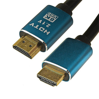 Кабель HDMI-2.1 (1.0м) 8K ЧОРНИЙ