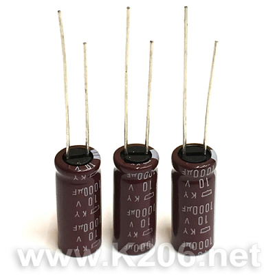 Конденсатор KY-1000/10V Ø8x20