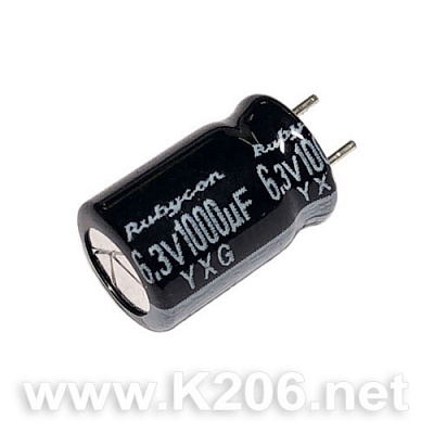 Конденсатор YXG-1000/6,3V Low ESR