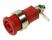 Комплект гніздо банан 4мм RED+BLACK (AMASS)