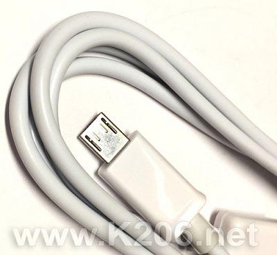 USB-MicroUSB-0.75M-WHITE (AA)