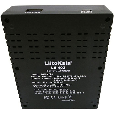 Lii-402 Універсальне ЗУ LiitoKala
