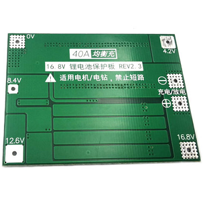 Плата защиты BMS-4S-40A с балансировкой