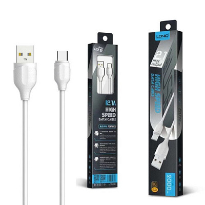 Кабель USB-TYPE-C LDNIO LS372 2M