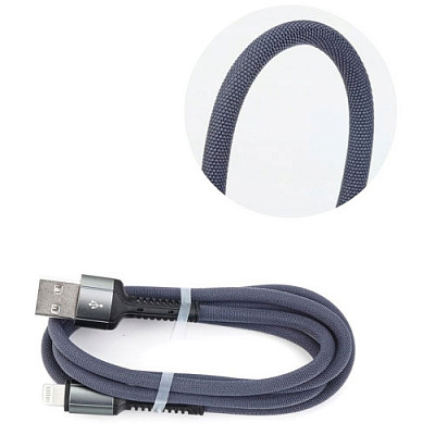 Кабель USB-LIGHTNING LDNIO LS63 1M GREY