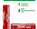 Акумулятор Vapcell INR18650 F38 3800mAh