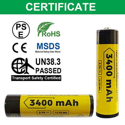 Аккумулятор Vapcell INR18650 B34 3400mAh