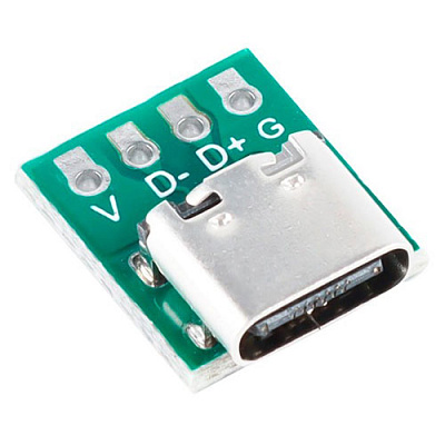 Плата USB Type-C female USB2.0