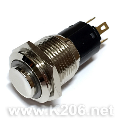 Кнопка антивандальна HQ16N/H11Z-12V-B