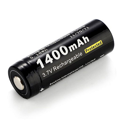 Аккумулятор Soshine 18500 1400mAh