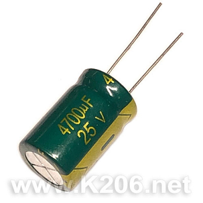 Конденсатор TE-4700/25V Low ESR