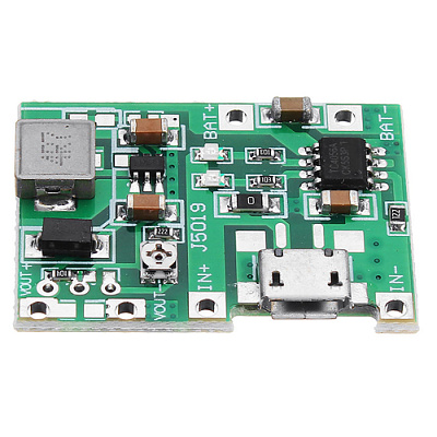 J5019 підвищує DC-DC + зарядка Li-ION 3.7V