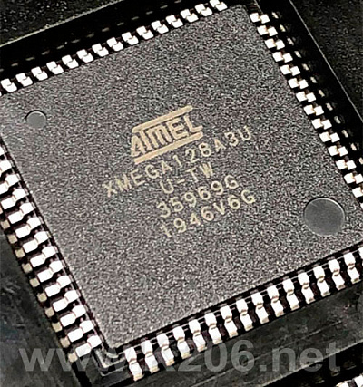 Микроконтроллер ATXMEGA128A3U-AU