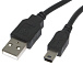 Кабель USB2.0 AM / mini-USB 1м черный