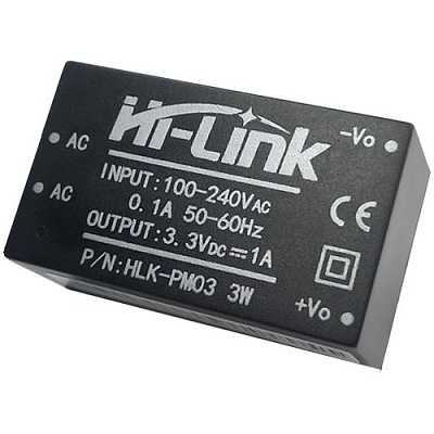 AC-DC перетворювач HLK-PM03 3.3V/1A 3W
