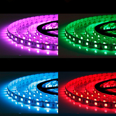 RGB стрічка ST-12-5050-60-RGB-20 / 14.4W