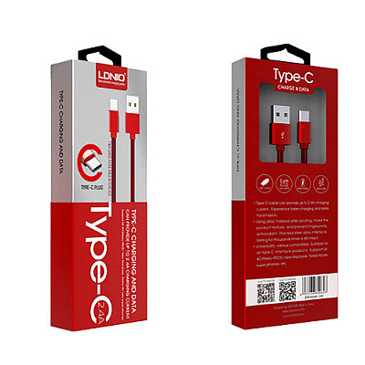Кабель USB-TYPE-C LS60 LDNIO (2.4A; 1m)