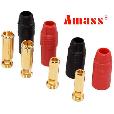 AS150-F/M RED+BLACK AMASS (2 пары)